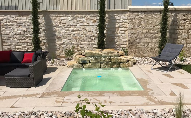 Bassin & jeux d'eau
