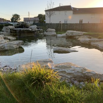 Bassin & jeux d'eau