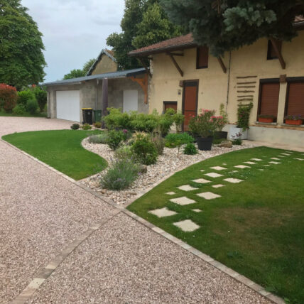 Allée de garage & Accès piéton