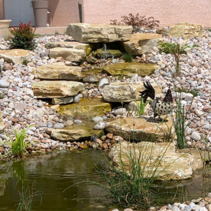 Bassin & jeux d'eau