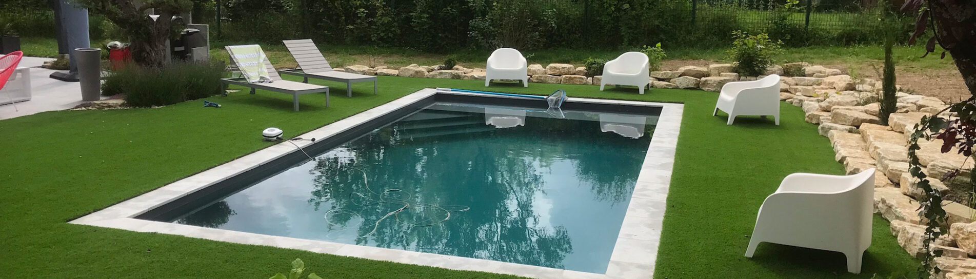 Terrasse gazon synthétique